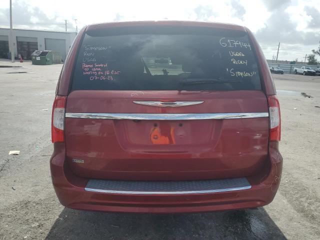 2C4RC1BG8GR260208 - 2016 CHRYSLER TOWN & COU TOURING 勃艮第红 照片 6