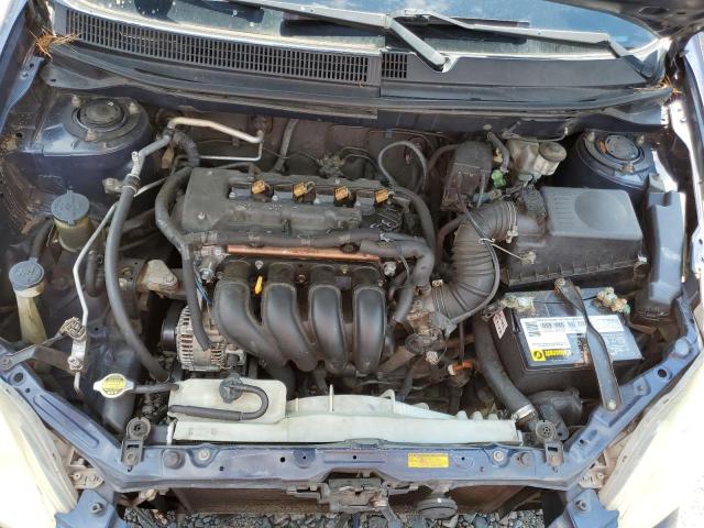 2T1KR32E34C244455 - 2004 TOYOTA MATRIX XR BLUE photo 11