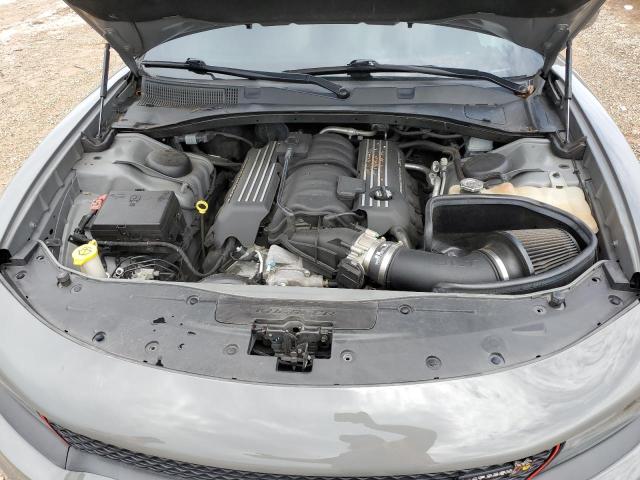 2C3CDXGJ4JH188421 - 2018 DODGE CHARGER R/T 392 GRAY photo 11