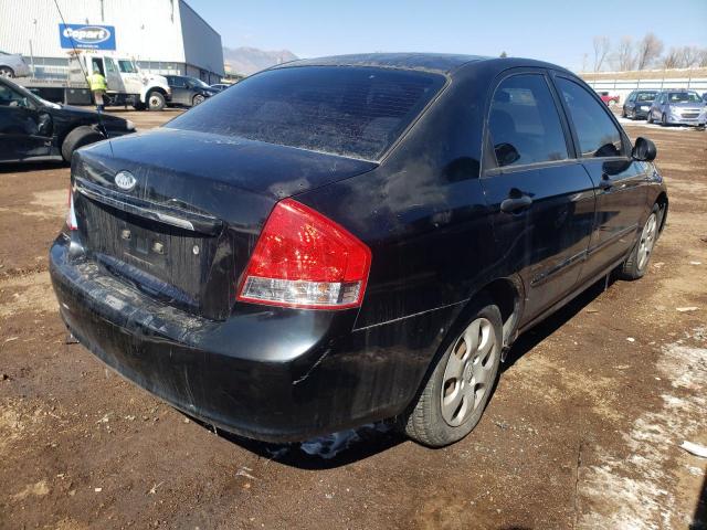 KNAFE221495614009 - 2009 KIA SPECTRA EX BLACK photo 4