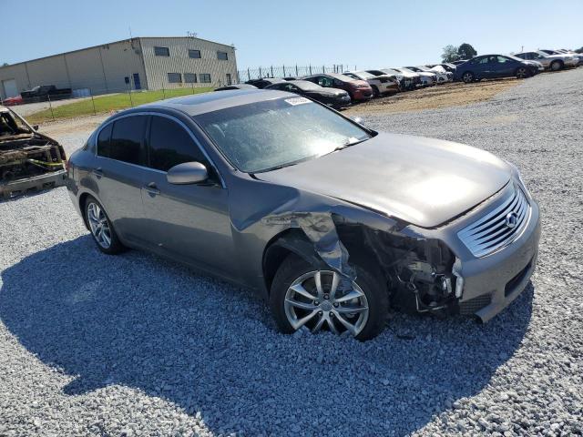 JNKBV61F08M256982 - 2008 INFINITI G35 GRAY photo 4