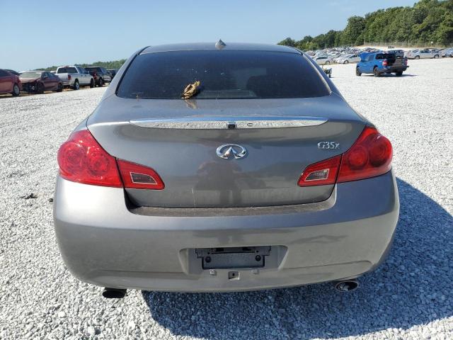 JNKBV61F08M256982 - 2008 INFINITI G35 GRAY photo 6