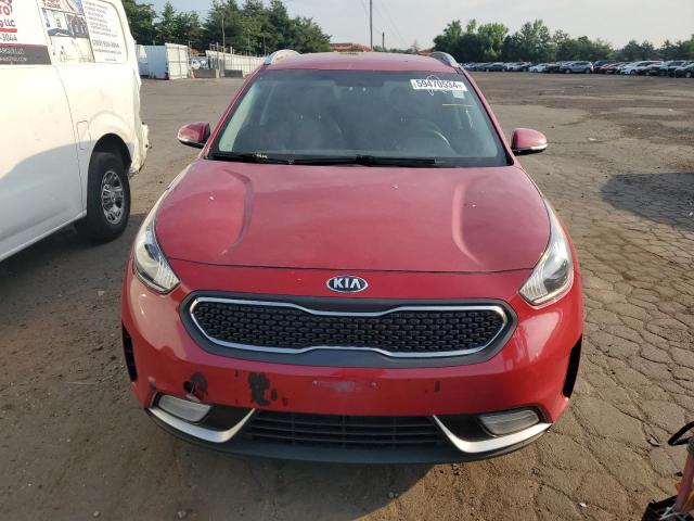 KNDCC3LC9H5041821 - 2017 KIA NIRO EX RED photo 5