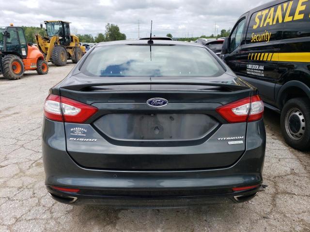 3FA6P0K98FR252269 - 2015 FORD FUSION TITANIUM GRAY photo 6