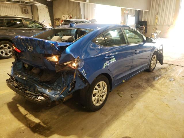 5NPD74LF8HH194876 - 2017 HYUNDAI ELANTRA SE BLUE photo 4