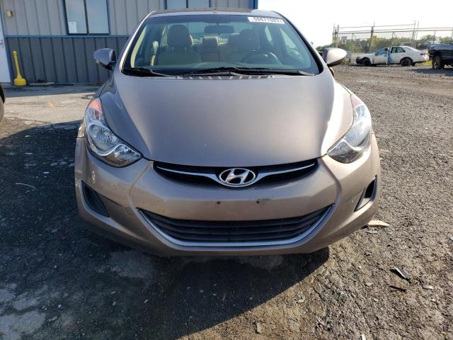 5NPDH4AE9DH357360 - 2013 HYUNDAI ELANTRA GLS TAN photo 5