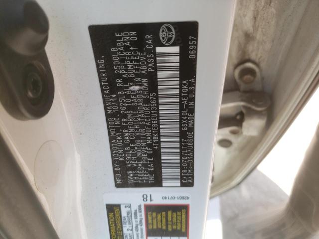 4T1BK1EB6EU135675 - 2014 TOYOTA AVALON BASE Ağ foto 13