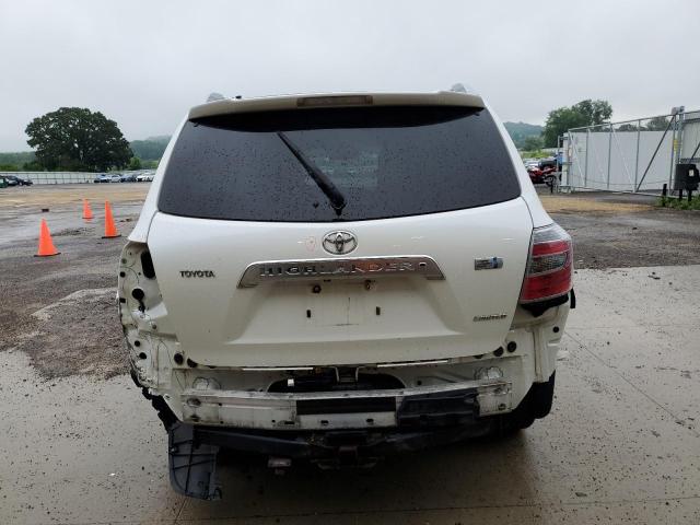 JTEEW44AX92029517 - 2009 TOYOTA HIGHLANDER HYBRID LIMITED WHITE photo 6