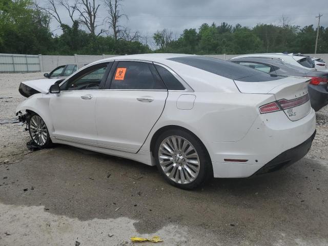 3LN6L2JK8DR809793 - 2013 LINCOLN MKZ WHITE photo 2