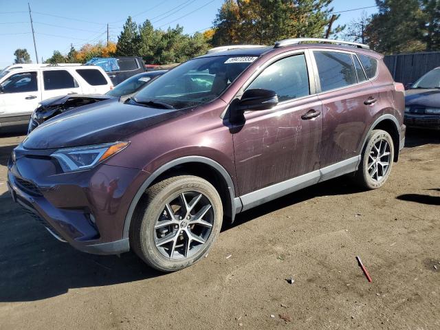 2T3JFREV8HW630268 - 2017 TOYOTA RAV4 SE PURPLE photo 1