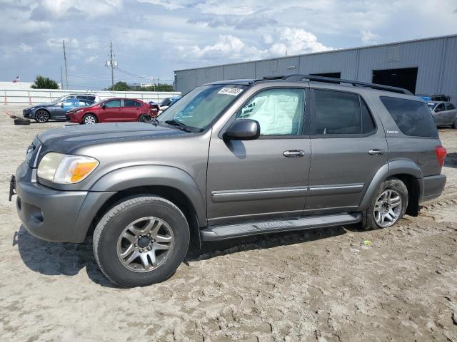 5TDBT48AX6S270802 - 2006 TOYOTA SEQUOIA LIMITED GRAY photo 1