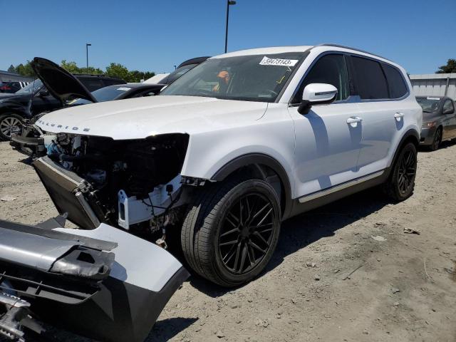 5XYP34HC0NG216752 - 2022 KIA TELLURIDE EX WHITE photo 1