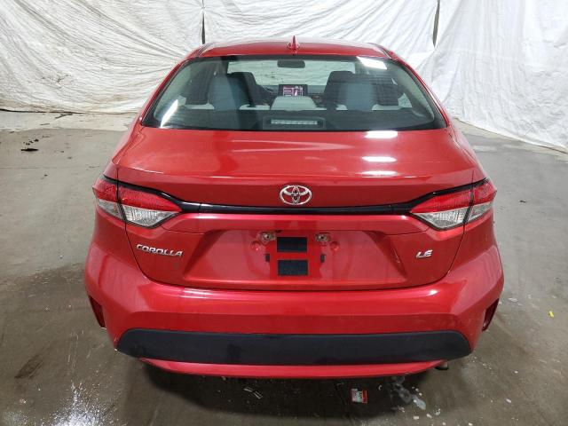 5YFEPRAE1LP100232 - 2020 TOYOTA COROLLA LE RED photo 6
