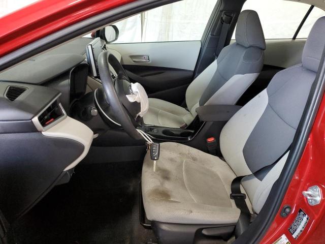5YFEPRAE1LP100232 - 2020 TOYOTA COROLLA LE RED photo 7