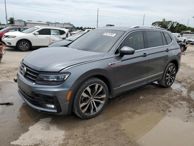 3VV4B7AX3JM196127 - 2018 VOLKSWAGEN TIGUAN SEL PREMIUM GRAY photo 1