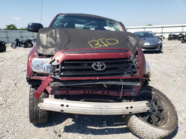 5TBRT54148S461220 - 2008 TOYOTA TUNDRA DOUBLE CAB MAROON photo 5