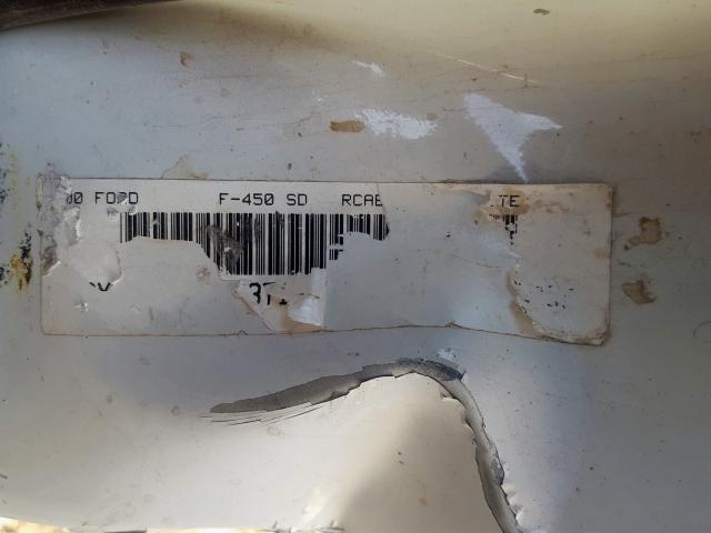 1FDXF47Z1YEE03715 - 2000 FORD F450 SUPER DUTY  photo 10