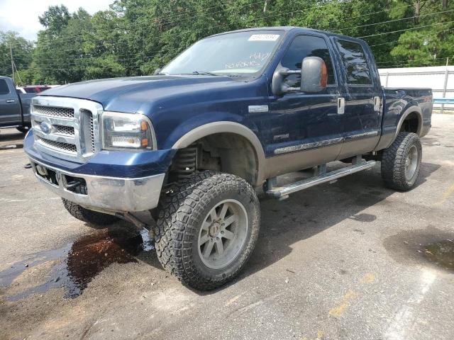 1FTSW21P25ED09235 - 2005 FORD F250 SUPER DUTY BLUE photo 1