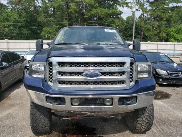 1FTSW21P25ED09235 - 2005 FORD F250 SUPER DUTY BLUE photo 5