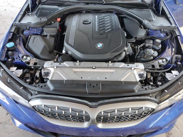 3MW5U7J08M8B86395 - 2021 BMW M340I BLUE photo 11