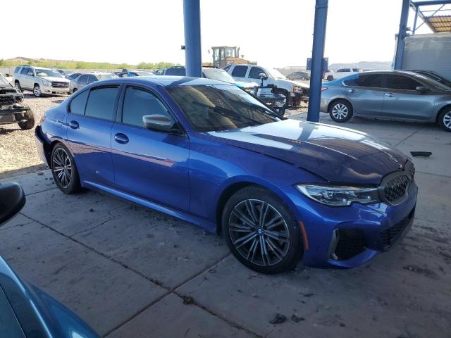 3MW5U7J08M8B86395 - 2021 BMW M340I BLUE photo 4