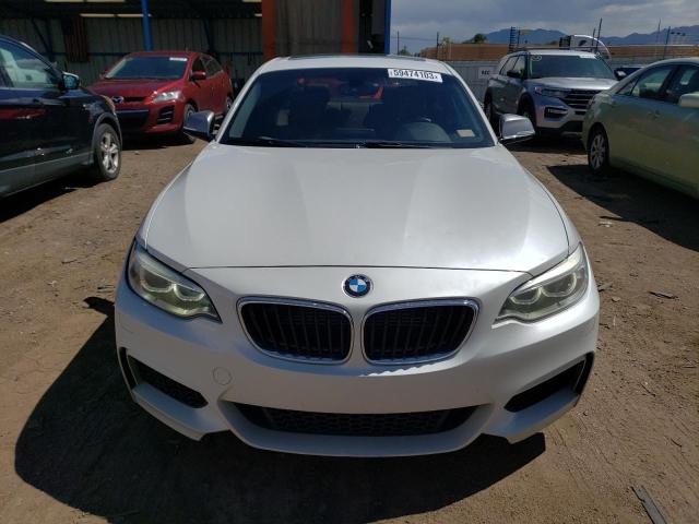 WBA1J7C59EVW84975 - 2014 BMW M235I WHITE photo 5