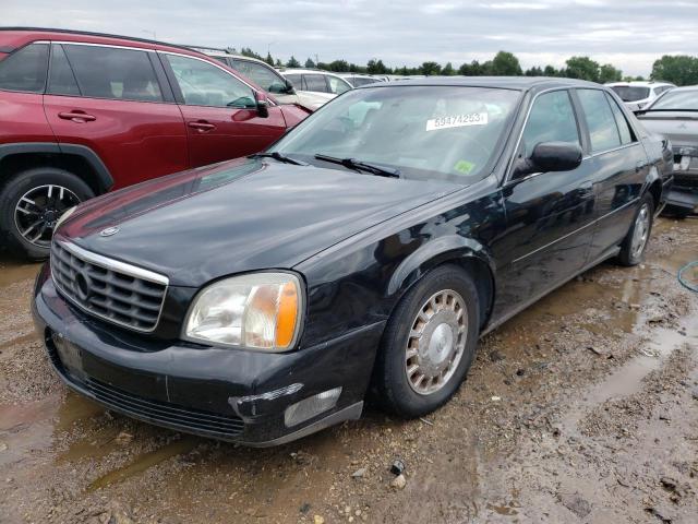 1G6KE57Y22U303895 - 2002 CADILLAC DEVILLE DHS BLACK photo 1