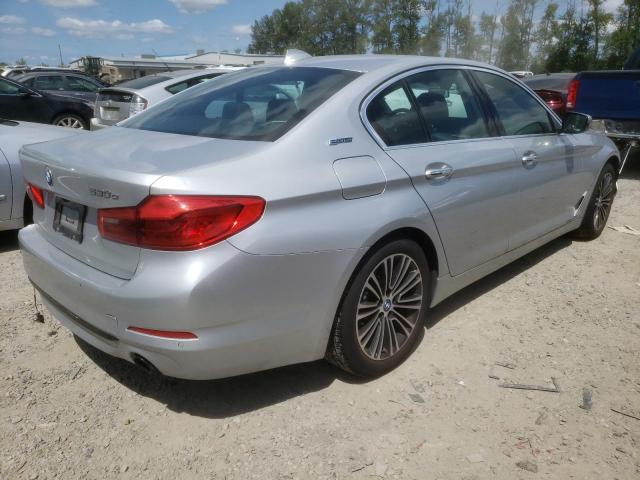 WBAJA9C55JB250673 - 2018 BMW 530E SILVER photo 3