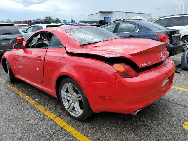 JTHFN48Y540056890 - 2004 LEXUS SC 430 RED photo 2