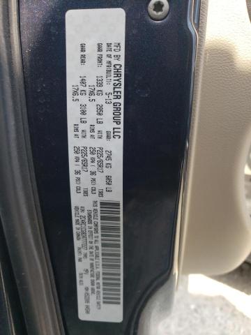 2C4RC1CG8DR777227 - 2013 CHRYSLER TOWN & COU TOURING L BLUE photo 13