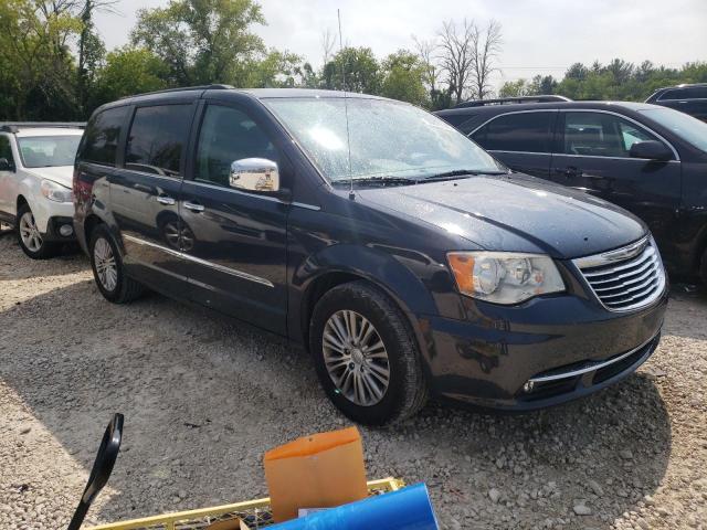 2C4RC1CG8DR777227 - 2013 CHRYSLER TOWN & COU TOURING L BLUE photo 4