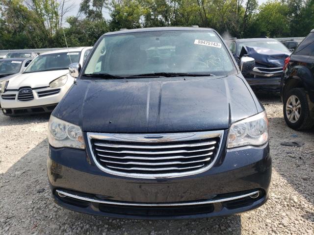 2C4RC1CG8DR777227 - 2013 CHRYSLER TOWN & COU TOURING L BLUE photo 5