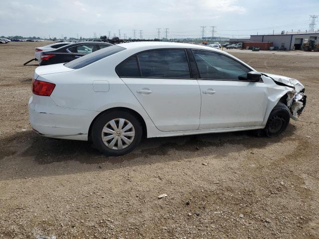 3VW2K7AJ0EM311707 - 2014 VOLKSWAGEN JETTA BASE WHITE photo 3