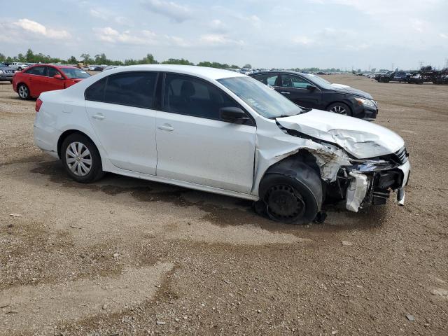 3VW2K7AJ0EM311707 - 2014 VOLKSWAGEN JETTA BASE WHITE photo 4