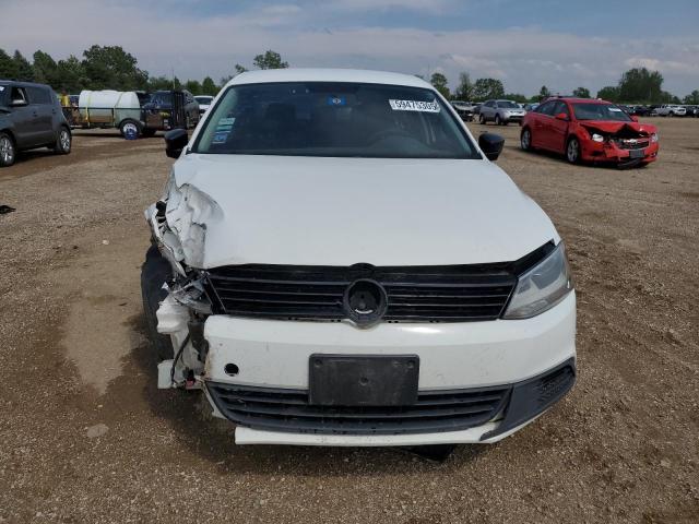 3VW2K7AJ0EM311707 - 2014 VOLKSWAGEN JETTA BASE WHITE photo 5