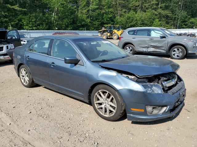 3FADP0L3XCR160013 - 2012 FORD FUSION HYBRID BLUE photo 4