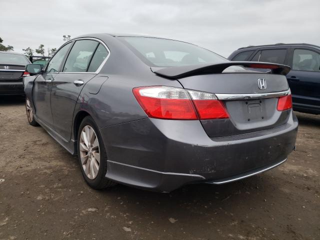 1HGCR2F78DA050682 - 2013 HONDA ACCORD EX GRAY photo 3