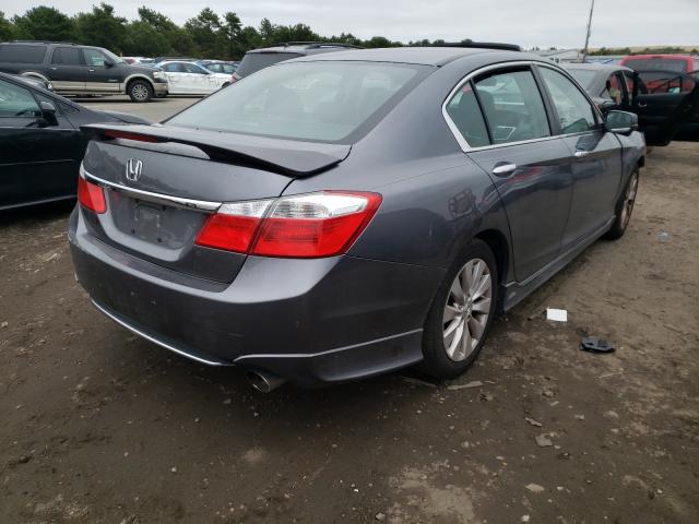 1HGCR2F78DA050682 - 2013 HONDA ACCORD EX GRAY photo 4