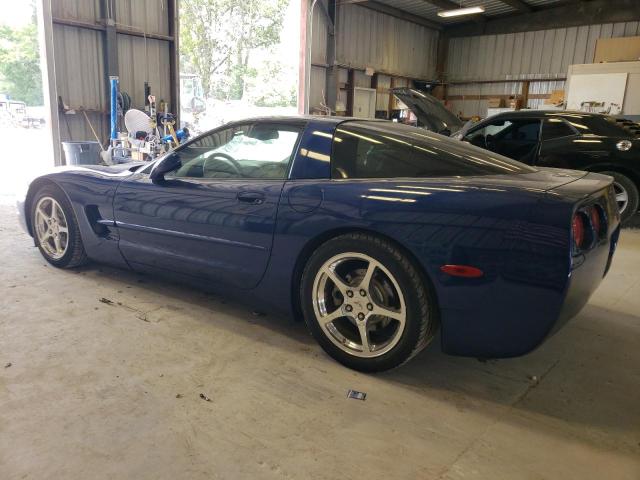 1G1YY22G845113861 - 2004 CHEVROLET CORVETTE BLUE photo 2