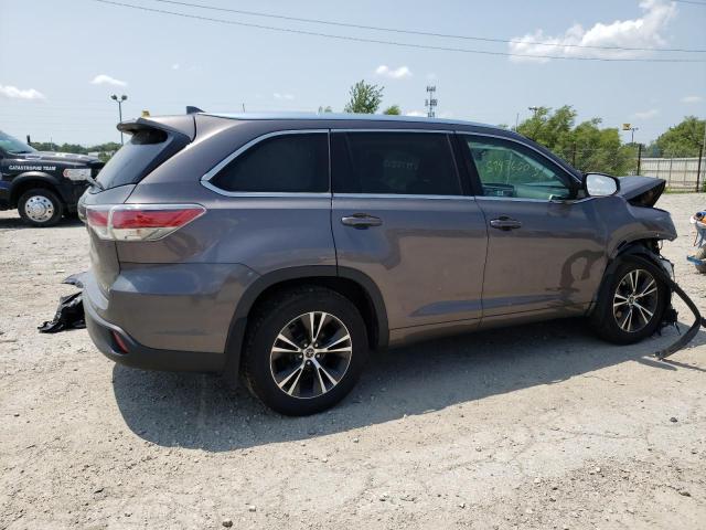 5TDJKRFH7GS229377 - 2016 TOYOTA HIGHLANDER XLE Մոխրագույն լուսանկար 3