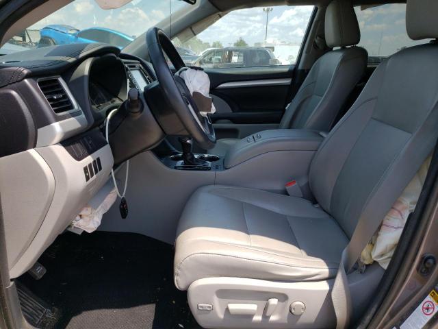 5TDJKRFH7GS229377 - 2016 TOYOTA HIGHLANDER XLE Մոխրագույն լուսանկար 7