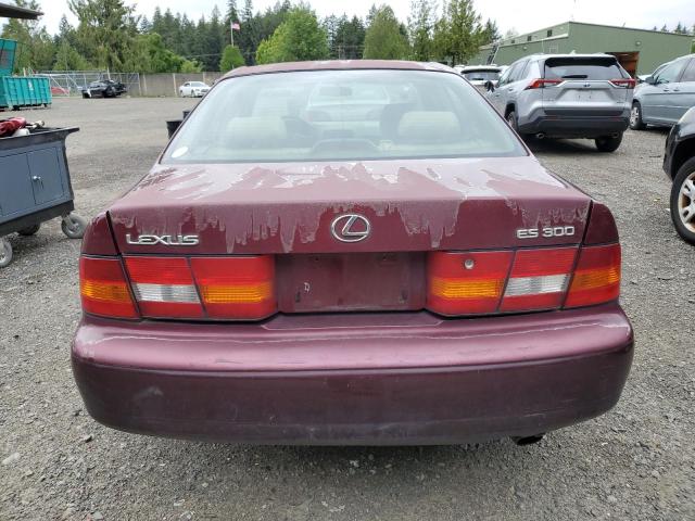 JT8BF22G0V5012784 - 1997 LEXUS ES 300 MAROON photo 6