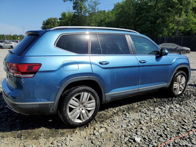 1V2MR2CA7KC545376 - 2019 VOLKSWAGEN ATLAS SEL BLUE photo 3