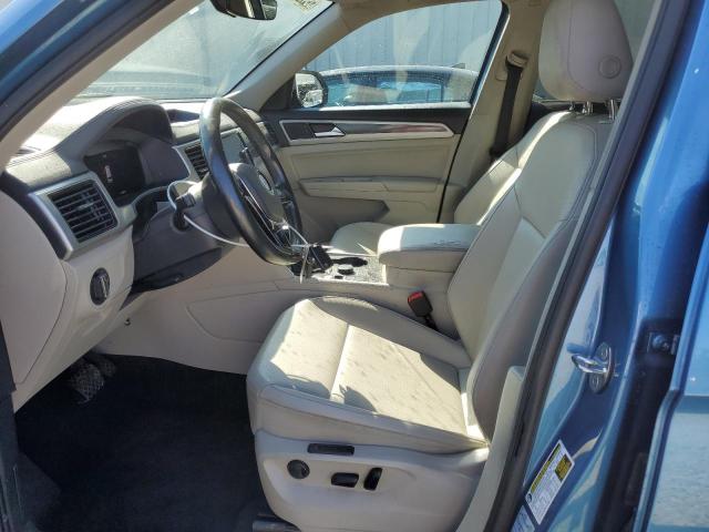 1V2MR2CA7KC545376 - 2019 VOLKSWAGEN ATLAS SEL BLUE photo 7