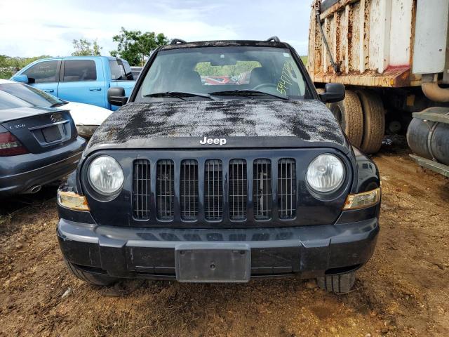 1J4GL38K35W637377 - 2005 JEEP LIBERTY RENEGADE BLACK photo 5