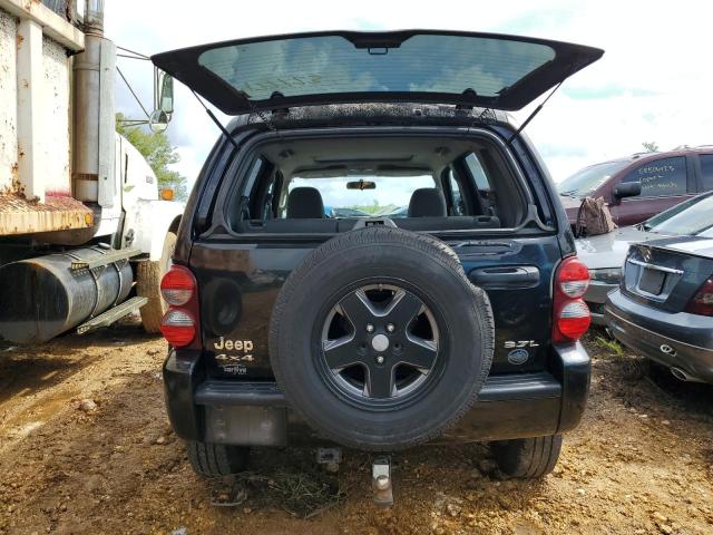 1J4GL38K35W637377 - 2005 JEEP LIBERTY RENEGADE BLACK photo 6