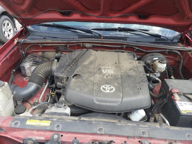 5TFJU4GN0BX008613 - 2011 TOYOTA TACOMA DOUBLE CAB PRERUNNER RED photo 11