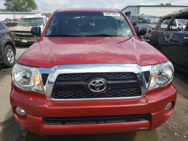 5TFJU4GN0BX008613 - 2011 TOYOTA TACOMA DOUBLE CAB PRERUNNER RED photo 5