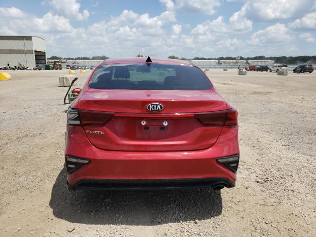 3KPF24AD7KE135953 - 2019 KIA FORTE FE BURGUNDY photo 6