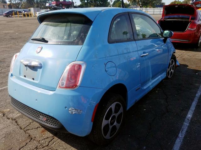 3C3CFFGE3HT546133 - 2017 FIAT 500 ELECTRIC  photo 4